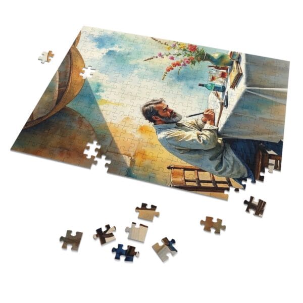 Bhang and Renge - Jigsaw Puzzle with Tin