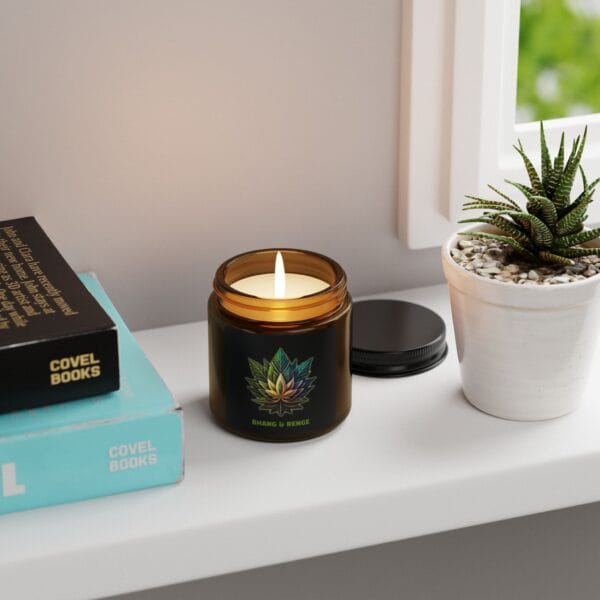 Scented Soy Candle (Multi-Size, Amber Jar) - Image 5