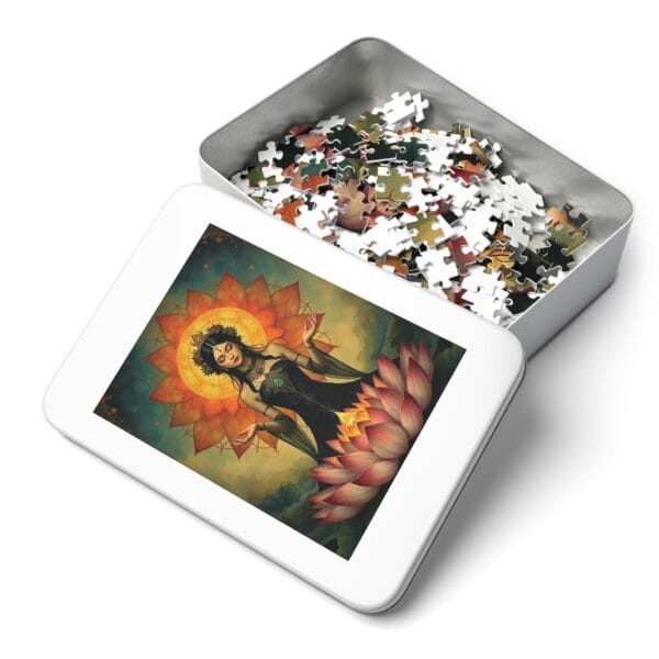 Renge-  Lashkmi Jigsaw Puzzle with Tin - Image 3