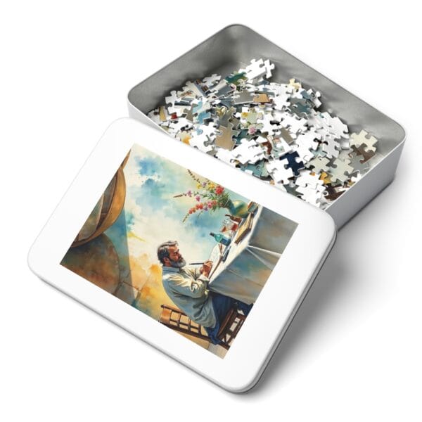 Bhang and Renge - Jigsaw Puzzle with Tin - Image 3