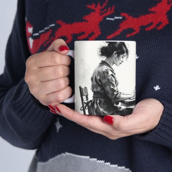 Bhang and Renge - Ceramic Coffee Mug - Image 8