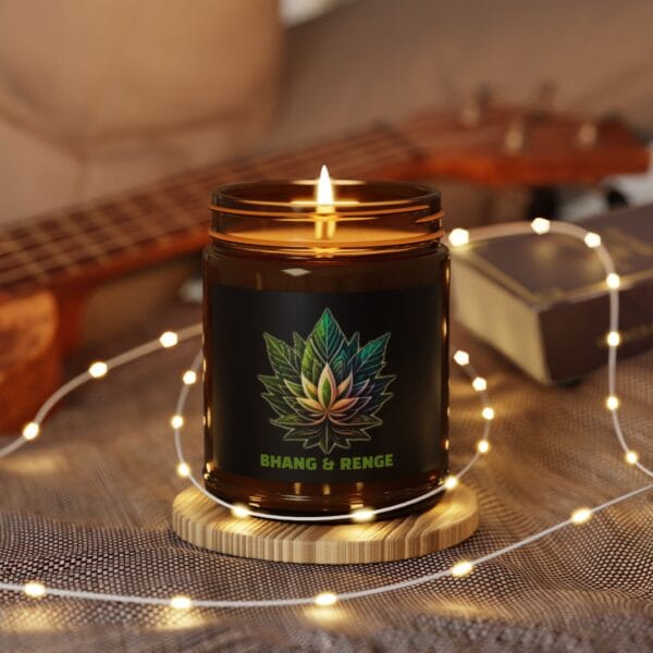 Scented Soy Candle (Multi-Size, Amber Jar) - Image 8